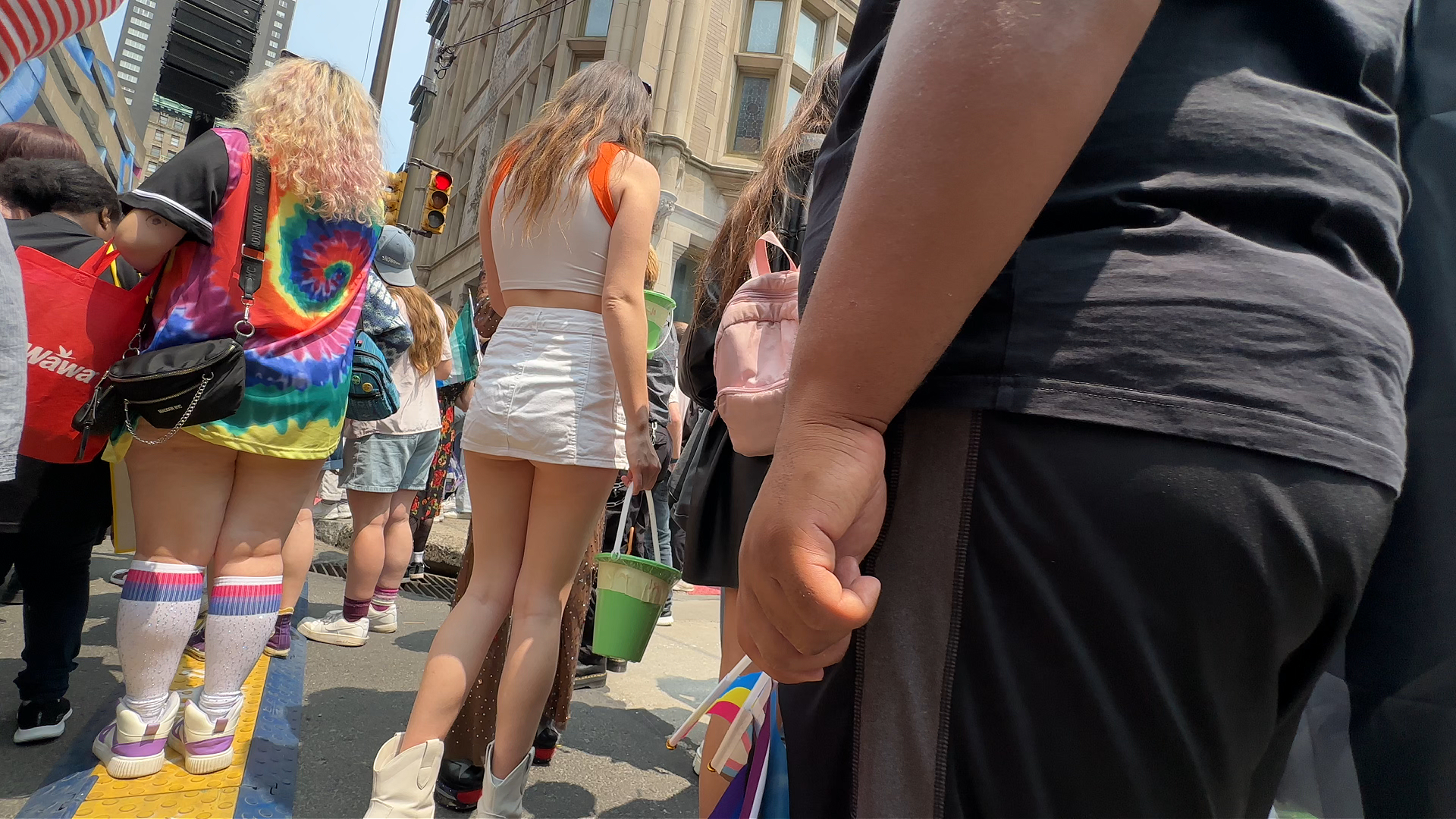 Pride Girl in a Mini-Mini Skirt - Image 2